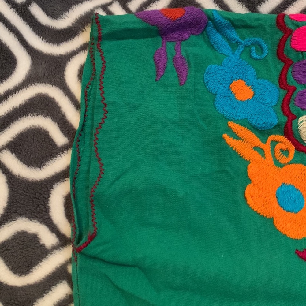 Womens Traditional Mexican Shirt Large - Picture 4 of 7